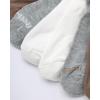 imageReebok Womens Athletic Socks  Performance Cushioned Low Cut Socks 6 PackOatmeal Assorted