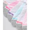 imageReebok Womens Athletic Socks  Performance Cushioned Low Cut Socks 6 PackWhite Multi