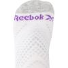 imageReebok Womens Athletic Socks  Performance Cushioned Low Cut Socks 6 PackWhite Multi