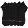 imageReebok Womens Comfort Cushioned Athletic Quarter Cut Socks 6 PackBlack