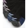 imageReebok Womens Comfort Cushioned Athletic Quarter Cut Socks 6 PackBlackGrey Multi