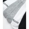 imageReebok Womens Comfort Cushioned Athletic Quarter Cut Socks 6 PackBlackWhite Assorted