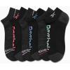 imageReebok Womens Low Cut Socks  6 Pack Cushioned Performance Stretch Moisture Wicking Athletic No Show Socks for Women 410Black