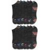 imageReebok Womens No Show Socks  12 Pack Low Cut Ankle Socks for Women  Womens Cushioned Athletic Sock Sizes 410All Black