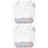 imageReebok Womens No Show Socks  12 Pack Low Cut Ankle Socks for Women  Womens Cushioned Athletic Sock Sizes 410Bright White