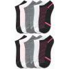 imageReebok Womens No Show Socks  12 Pack Low Cut Ankle Socks for Women  Womens Cushioned Athletic Sock Sizes 410Pink Detail Assort