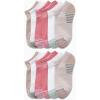 imageReebok Womens No Show Socks  12 Pack Low Cut Ankle Socks for Women  Womens Cushioned Athletic Sock Sizes 410Pink Rose Multi