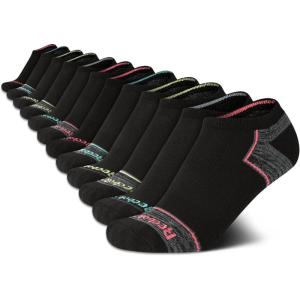 imageReebok Womens No Show Socks  12 Pack Low Cut Ankle Socks for Women  Womens Cushioned Athletic Sock Sizes 410Multi Marl