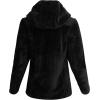 imageReebok Womens Fleece Zip Up Jacket  Warm Snow Fleece Winter Jacket with Hood  Insulated Winter Jackets for Women SXLBlack Ink