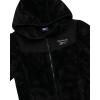 imageReebok Womens Fleece Zip Up Jacket  Warm Snow Fleece Winter Jacket with Hood  Insulated Winter Jackets for Women SXLBlack Ink