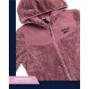 imageReebok Womens Fleece Zip Up Jacket  Warm Snow Fleece Winter Jacket with Hood  Insulated Winter Jackets for Women SXLDark Dusty Rose