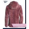 imageReebok Womens Fleece Zip Up Jacket  Warm Snow Fleece Winter Jacket with Hood  Insulated Winter Jackets for Women SXLDark Dusty Rose