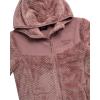 imageReebok Womens Fleece Zip Up Jacket  Warm Snow Fleece Winter Jacket with Hood  Insulated Winter Jackets for Women SXLDusty Rose