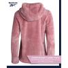 imageReebok Womens Fleece Zip Up Jacket  Warm Snow Fleece Winter Jacket with Hood  Insulated Winter Jackets for Women SXLMauve