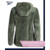 imageReebok Womens Fleece Zip Up Jacket  Warm Snow Fleece Winter Jacket with Hood  Insulated Winter Jackets for Women SXLSage