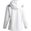 imageReebok Womens Fleece Zip Up Jacket  Warm Snow Fleece Winter Jacket with Hood  Insulated Winter Jackets for Women SXLWhite