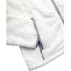 imageReebok Womens Fleece Zip Up Jacket  Warm Snow Fleece Winter Jacket with Hood  Insulated Winter Jackets for Women SXLWhite