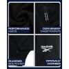 imageReebok Womens Jacket  Active Performance Fleece Lined Softshell Jacket with Hood  Lightweight Jackets for Women S3XBlack