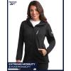imageReebok Womens Jacket  Active Performance Fleece Lined Softshell Jacket with Hood  Lightweight Jackets for Women S3XBlack