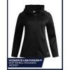 imageReebok Womens Jacket  Active Performance Fleece Lined Softshell Jacket with Hood  Lightweight Jackets for Women S3XBlack Ink