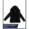 imageReebok Womens Jacket  Active Performance Fleece Lined Softshell Jacket with Hood  Lightweight Jackets for Women S3XBlack Ink