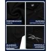 imageReebok Womens Jacket  Active Performance Fleece Lined Softshell Jacket with Hood  Lightweight Jackets for Women S3XBlack Ink