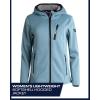 imageReebok Womens Jacket  Active Performance Fleece Lined Softshell Jacket with Hood  Lightweight Jackets for Women S3XBlue Slate