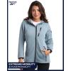 imageReebok Womens Jacket  Active Performance Fleece Lined Softshell Jacket with Hood  Lightweight Jackets for Women S3XBlue Slate