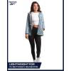 imageReebok Womens Jacket  Active Performance Fleece Lined Softshell Jacket with Hood  Lightweight Jackets for Women S3XBlue Slate