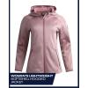 imageReebok Womens Jacket  Active Performance Fleece Lined Softshell Jacket with Hood  Lightweight Jackets for Women S3XDusty Rose