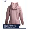 imageReebok Womens Jacket  Active Performance Fleece Lined Softshell Jacket with Hood  Lightweight Jackets for Women S3XDusty Rose