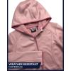 imageReebok Womens Jacket  Active Performance Fleece Lined Softshell Jacket with Hood  Lightweight Jackets for Women S3XDusty Rose