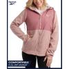 imageReebok Womens Jacket  Polar Fleece Sweatshirt Jacket  Lightweight Coat for Women SXLDusty Rose Pink