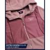 imageReebok Womens Jacket  Polar Fleece Sweatshirt Jacket  Lightweight Coat for Women SXLDusty Rose Pink