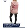 imageReebok Womens Jacket  Polar Fleece Sweatshirt Jacket  Lightweight Coat for Women SXLDusty Rose Pink