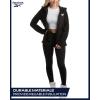imageReebok Womens Jacket  Polar Fleece Sweatshirt Jacket  Lightweight Coat for Women SXLJet Black