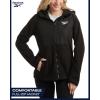 imageReebok Womens Jacket  Polar Fleece Sweatshirt Jacket  Lightweight Coat for Women SXLJet Black