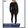 imageReebok Womens Jacket  Polar Fleece Sweatshirt Jacket  Lightweight Coat for Women SXLJet Black