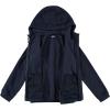 imageReebok Womens Jacket  Polar Fleece Sweatshirt Jacket  Lightweight Coat for Women SXLNavy