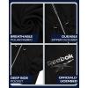 imageReebok Womens Jacket  Weather Resistant Fleece Lined Windbreaker Jackets for Women  Cozy Zip Up Hoodie Jacket SXLBlack Ink
