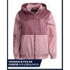 imageReebok Womens Jacket  Weather Resistant Fleece Lined Windbreaker Jackets for Women  Cozy Zip Up Hoodie Jacket SXLMauve