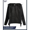 imageReebok Womens Jacket  Windproof Woven Softshell Jacket with Hood for Running Hiking  Lightweight Jackets for Women SXLBlack Ink