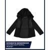 imageReebok Womens Jacket  Windproof Woven Softshell Jacket with Hood for Running Hiking  Lightweight Jackets for Women SXLBlack Ink