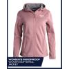 imageReebok Womens Jacket  Windproof Woven Softshell Jacket with Hood for Running Hiking  Lightweight Jackets for Women SXLDusty Rose