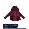 imageReebok Womens Jacket  Windproof Woven Softshell Jacket with Hood for Running Hiking  Lightweight Jackets for Women SXLMaroon
