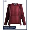 imageReebok Womens Jacket  Windproof Woven Softshell Jacket with Hood for Running Hiking  Lightweight Jackets for Women SXLMaroon