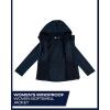 imageReebok Womens Jacket  Windproof Woven Softshell Jacket with Hood for Running Hiking  Lightweight Jackets for Women SXLNavy