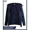 imageReebok Womens Jacket  Windproof Woven Softshell Jacket with Hood for Running Hiking  Lightweight Jackets for Women SXLNavy
