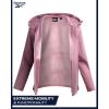 imageReebok Womens Jacket  Windproof Woven Softshell Jacket with Hood for Running Hiking  Lightweight Jackets for Women SXLOrchid Pink