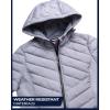 imageReebok Womens Softshell Jacket  Lightweight Weather Resistant Hooded Winter Jacket  Athletic Outerwear Jackets for WomenDove Grey